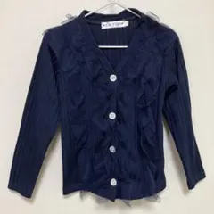 女の子フリルカーディガン　110