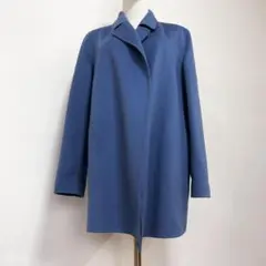 D114 美品 現行 Theory SILEENA カシミヤ混 ロングコート Lのサムネイル