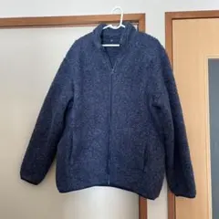 ユニクロ　フリース　ブルー　L レディース