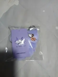 ZMILLENNIAL パープル ぬいぐるみ キーホルダー タグ付き