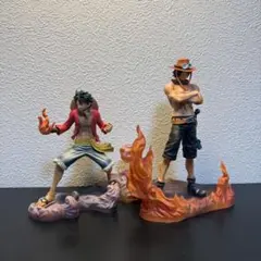 ワンピース フィギュア ルフィ エース 2体セット