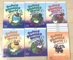 Oxford Phonics World 1-5英語教材10冊セット音源動画付きのサムネイル