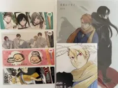 スクエニ　非売品セット（ブックマーカー、ポストカード、クリアファイル）