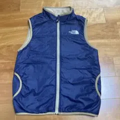 THE NORTH FACE ネイビー キッズ中綿ベスト　140
