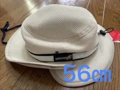 ⭐️新品⭐️ ミキハウス 帽子　56㎝　白色のサムネイル