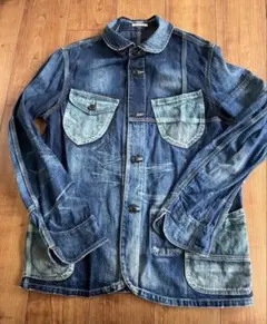 ETERNAL エタナール カバーオール デニムジャケット ペンキ加工 40 ETERNAL エタナール カバーオール デニムジャケット ペンキ加工