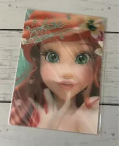 ✨値下げ✨Disney リトルマーメイド　アリエル　3D ポストカード