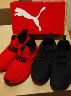 プーマのスニーカー2足　23.0 23.5　ナイキ　アディダス　ニューバランス