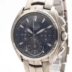 稼働品 SEIKO セイコー WIRED メンズ腕時計 チタン ネイビー 360