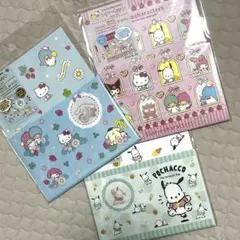 サンリオ レターセット 窓開きレターセット ハローキティ キキララ ポチャッコ