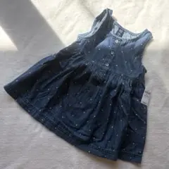 新品☆baby gap デニム ジャンパースカート 90 ZARA プティマイン