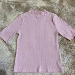 フリルネック半袖ブラウス　イング　INGNI