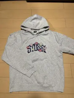 Stussy ステューシー　花柄刺繍パーカー