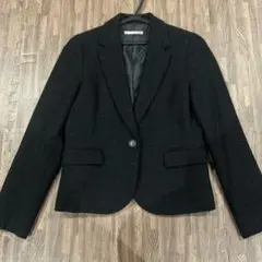 ナチュラルビューティベーシック　ラメブラックジャケット