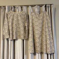 MACKINTOSH PHILOSOPHY フラワー　セットアップ　花柄　M