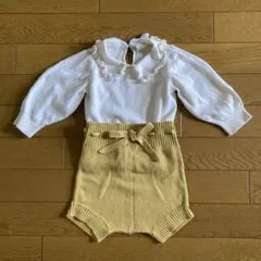 Mabli フリル付きトップスとパンツセット 2y 説明文をお読みください