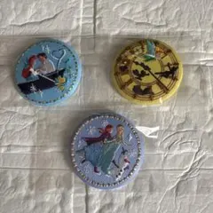 Disney刺繍バッジセット アナとエルサ・アリエル・ピーターパン