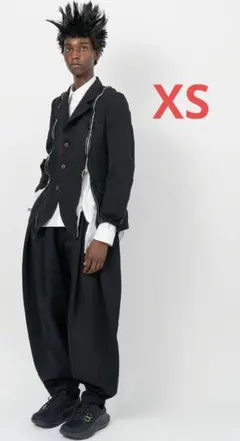 希少　24aw ブラックコムデギャルソン ポリ縮インタックパンツ　ギャルソン 希少 24aw ブラックコムデギャルソン ポリ縮インタックパンツ ギャルソン