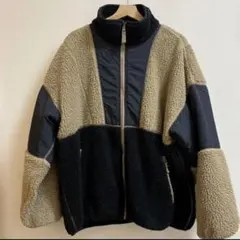 GERRY×BEAMS HEART/ボアフリース 切替 ジップジャケット