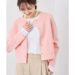 ROPE' PICNIC ロペピクニック ミラノリブ金ボタンニットカーディガン