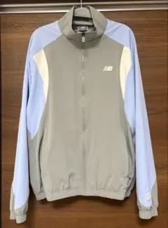 New Balance スポーツジャケット グレー/ライトブルーのサムネイル