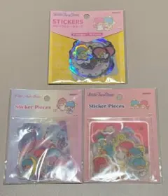 サンリオキャラクターズ リトルツインスターズステッカーセット 3種まとめ売り