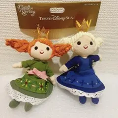 【東京ディズニー】アナ＆エルサ ぬいぐるみチャームセット 雪の女王