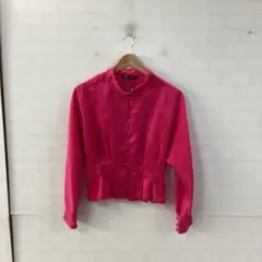 値下◎2.4◎M881◎ザラ◎長袖◎ピンク系◎レースシャツ