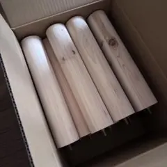편백나무 다리가 달린 매트리스 다리는 무지 매트리스에 사용할 수 있습니다. 30cm, 스틱 4개 (1쌍)