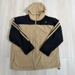 adidas アディダス　マウンテンパーカー ベージュ ブラック　バイカラー　Lのサムネイル