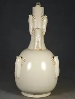 清時代　康熙年製　青花　五口瓶 人物文 多管瓶 陶磁器 古美術品 旧家蔵出し 清時代 康熙年製 青花 五口瓶 人物文 多管瓶 陶磁器 古美術品 旧家