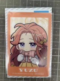 ブルーアーカイブ スマイルベースカフェ 秋服　チェキ風カード　ユズ