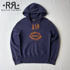 RRL 後付け 19 ネイビー フェード パーカー 茄子紺 ダブルアールエル