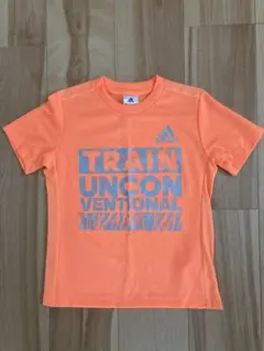 adidas アディダス 半袖 ドライ スポーツ Tシャツ オレンジ 130のサムネイル