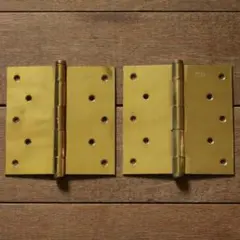 デッドストック 真鍮 持出 蝶番 143×119mm 2枚 / 丁番 ドア金具 - メルカリ