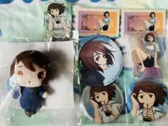 呪術廻戦 家入硝子 まとめ売り セガラッキーくじ 缶バッジ アクリルスタンド