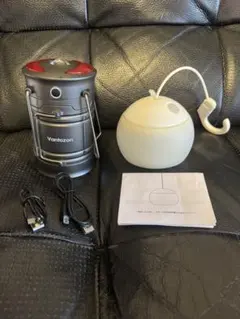 【お得用】懐中電灯 ランタン & 吊り下げ キャンプランタン 2点セット