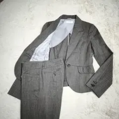 【美品】P.S.FA・セットアップ・銀ボタン・ストライプ・リボン・スーツ