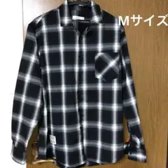 hot wind チェック柄ネルシャツ Mサイズ