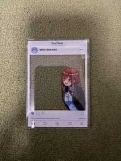 劇場版 五等分の花嫁 クリアカード 中野三玖