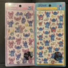 正規品　らくがき　スティッチ　エンジェル　ボンボンドロップシール　ディズニー