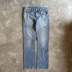 リーバイス527 Levis W32 フレア ブーツ 青 古着 ヒゲ 21625 - メルカリ