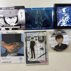名探偵コナン 怪盗キッド・黒羽快斗 缶バッジ・アクスタ・カードセット