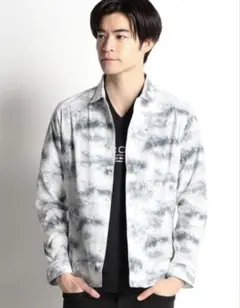 ハイダウェイニコル　美品　ボタニカルプリントシャツ