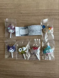 サンリオキャラクターズ　カラフルキャンディチャーム　　　全6種コンプリートセット