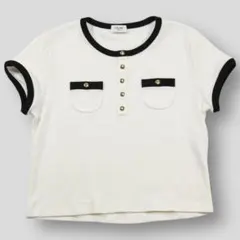 極美品 CELINE 25SS クロップドTシャツ / コットンジャージー Lのサムネイル