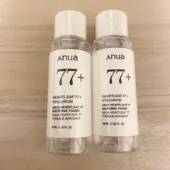 Anua Heartleaf 77+ Hyaluron トナー 40ml 2本