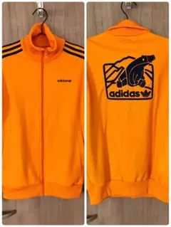 adidas アディダス　トラックジャケット　ジャージ　熊刺繍