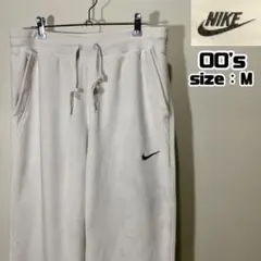 Nike ナイキ スウェットパンツ スウェパン バギー ストレート ワイド 白色