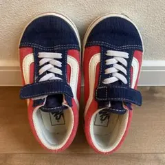 Vans コーデュロイ キッズシューズ 赤・紺